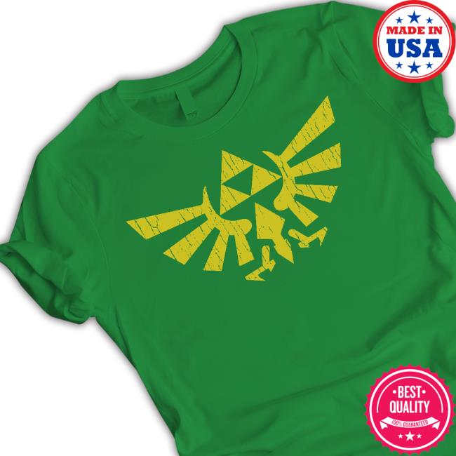 The Sigma Female Legend Of Zelda Hyrule Crest Triforce Logo Crewneck Sweatshirt