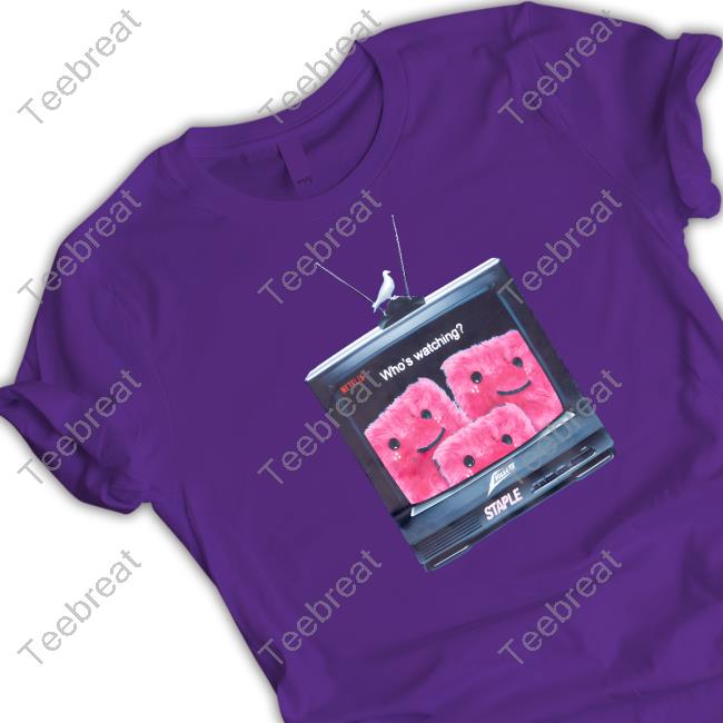 Official Staple X Netflix Who's Watching T-Shirt