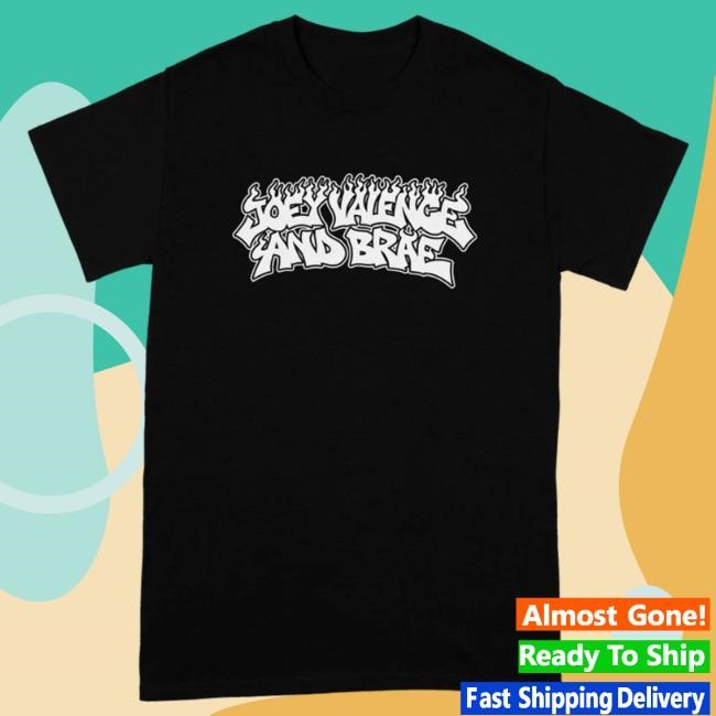 Official Manhead Merch Joey Valence and Brae Black Logo T Shirt
