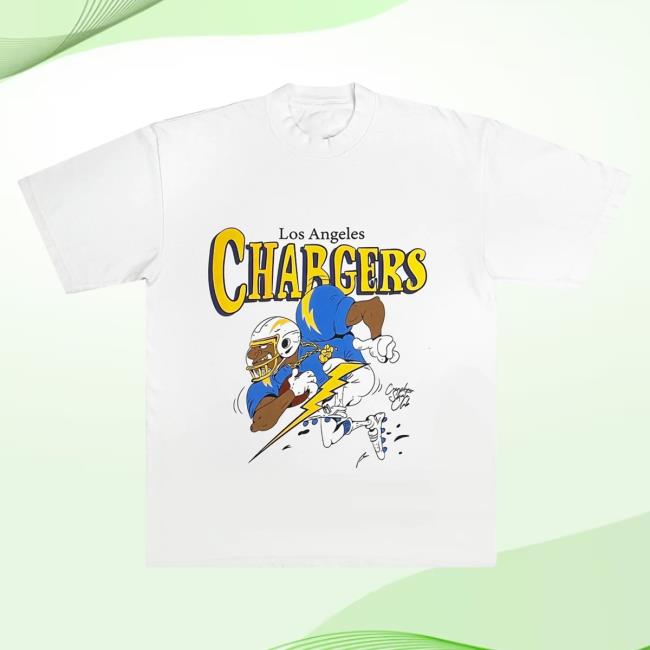 Official Crenshaw Skate Club Csc X La Chargers Player T Shirt
