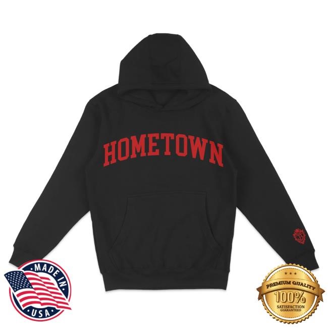 Official Jonas Brothers Merch Store Hometown - Hoodie Black with Red