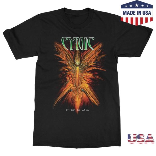 Official Indiemerchstore Cynic "Focus" Hot Shirt Indie Merch Store