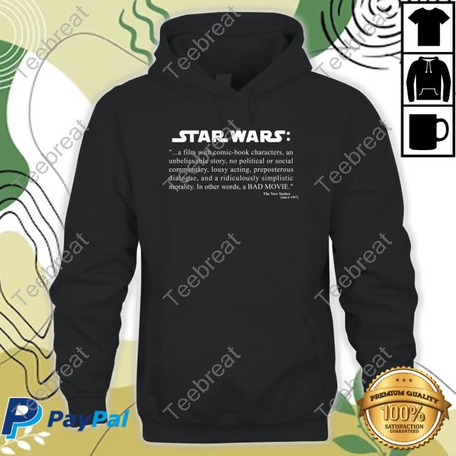 The New Yorker's Bad Review Of Star Wars Shirt