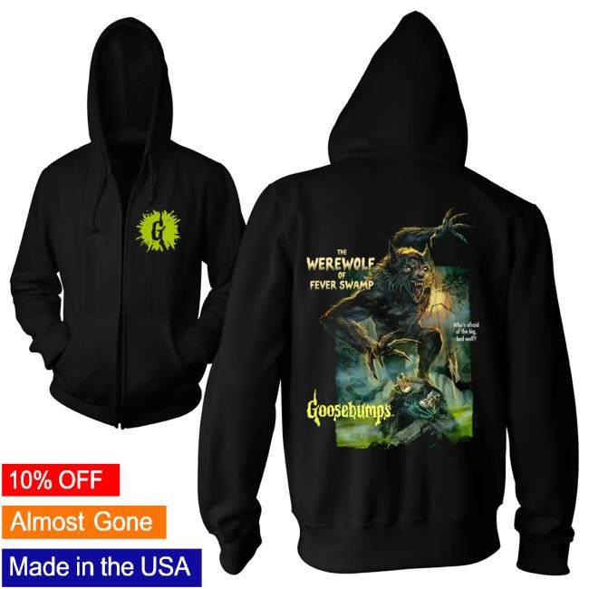 Official Cavity Colors Merch Store Shop Goosebumps: The Werewolf Of Fever Swamp - Zip-Up Hoodie CavityColors