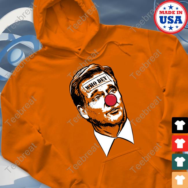 Who Dey Cin Clown Tee Barstool Sports