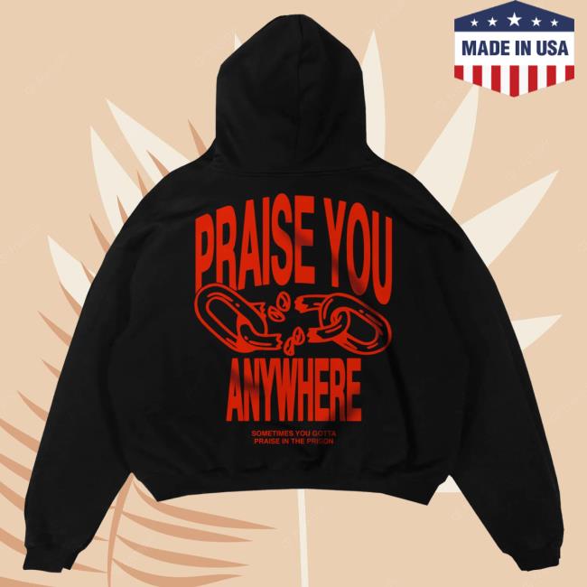 Official Brandon Lake Merch Store Praise You Anywhere - Chain Pullover Hoodie Brandon Lake Apparel Clothing Shop Brandonlake