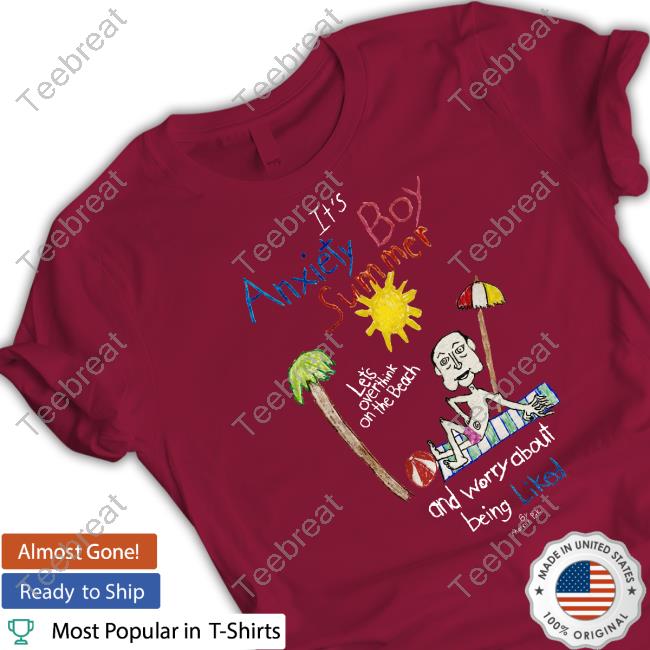 Official Marcus Pork It's Anxiety Boy Summer T Shirt Official Marcus Pork It's Anxiety Boy Summer T-Shirt