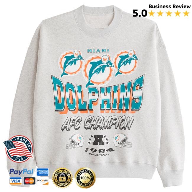 Stadium Energy Dolphins Graphic Crew Sweatshirt NFL Football 2026