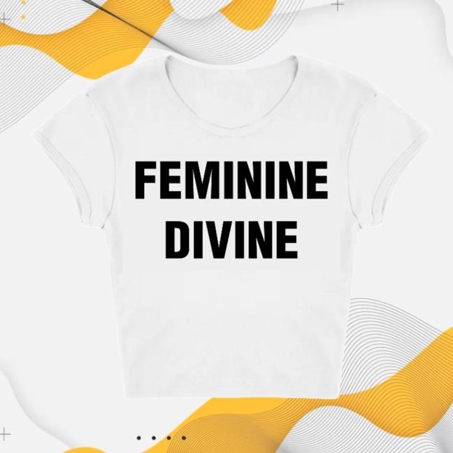 Katty Perry Feminine Divine Cropped Tee Shirt