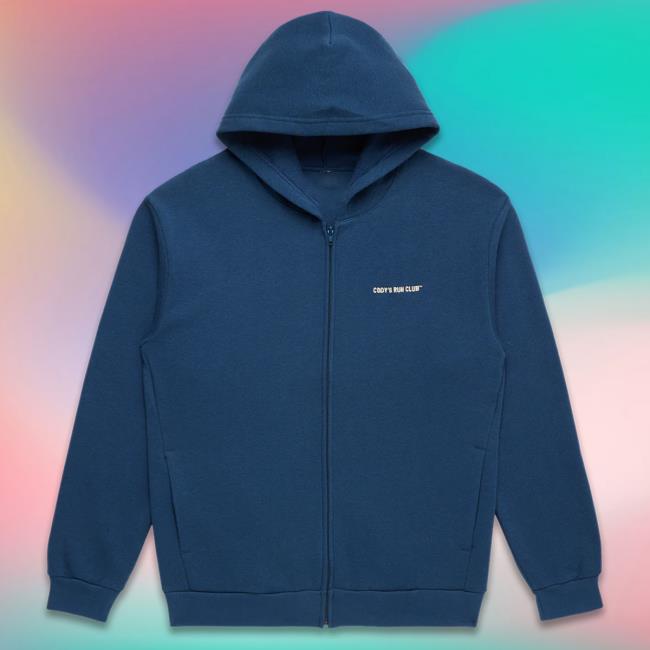 Official Codys Run Club Merch Store Cody's Run Club Supply / Pull Over Hoodie / Sea-Blue CodysRunClub Apparel Cody'sRunClub Clothing Shop