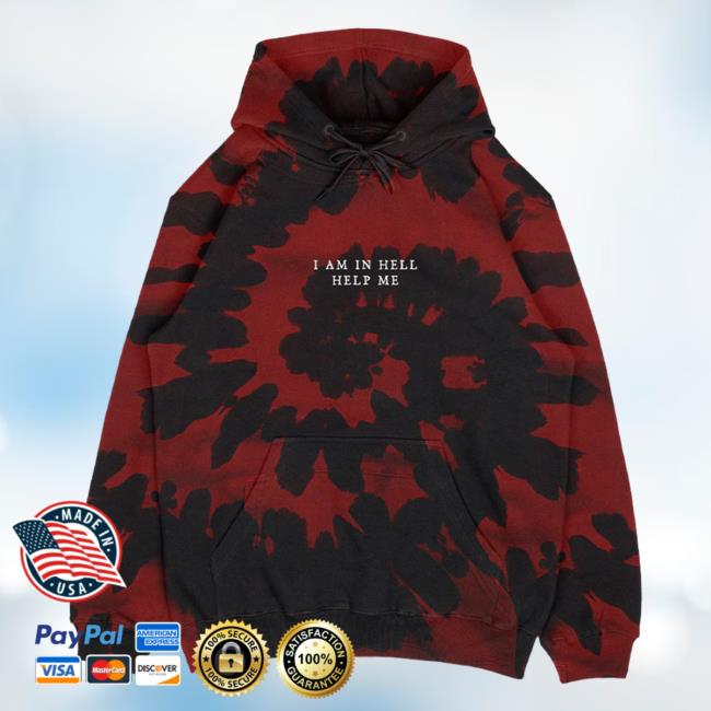 Official Outsider Apparel Merch I Am In Hell Help Me Tie Dye Shirts Outsider Cult