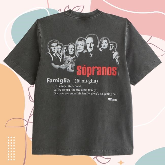 Official Official Abercrombie And Fitch Apparel Clothing Merch Premium Heavyweight The Sopranos Hot Shirt Abercrombiefitch Store Shop