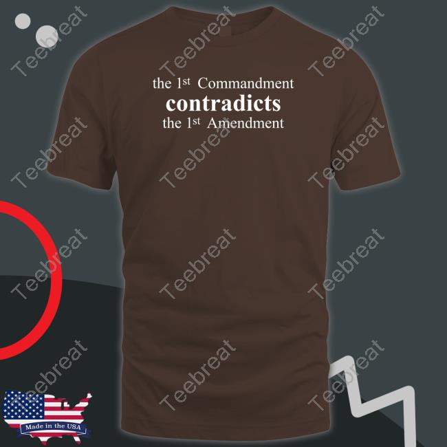 Aron Ra The 1St Commandment Contradicts The 1St Amendment Long Sleeve Shirt