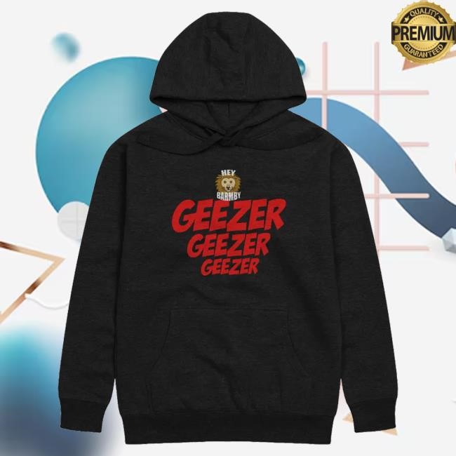 Official Heybarmby Geezer Barmby Hooded Sweatshirt