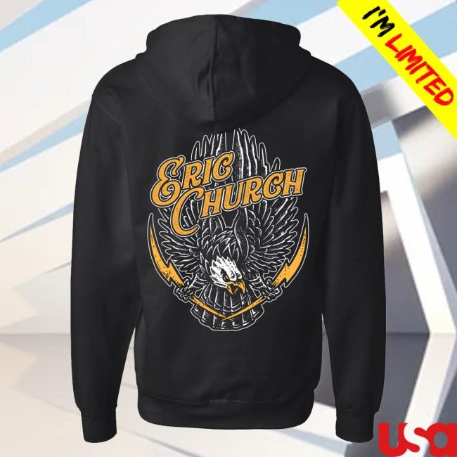 Eric Church The Eagle & Bolt Zip Hooded Sweatshirt | Eric Church Official Merch Store Shop