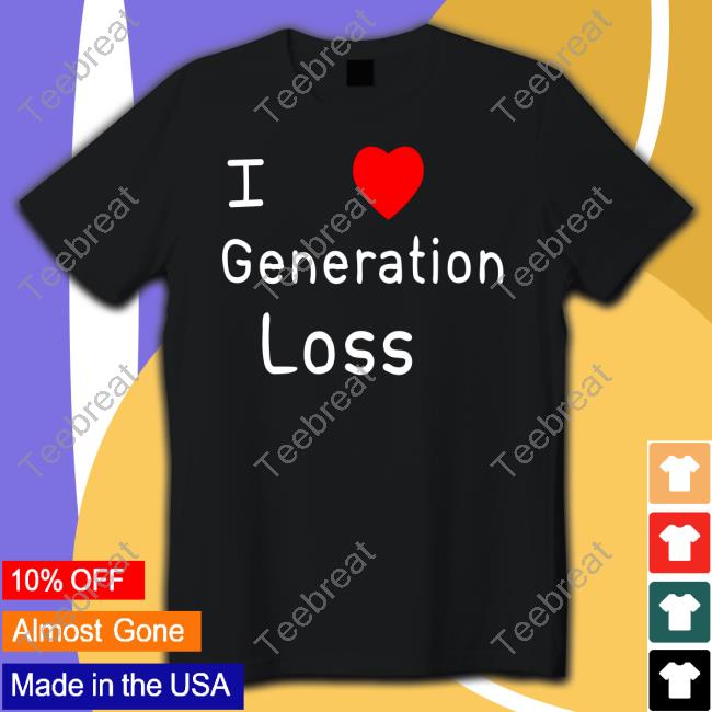 Official VidConAN23 I Love Generation Loss T-Shirt