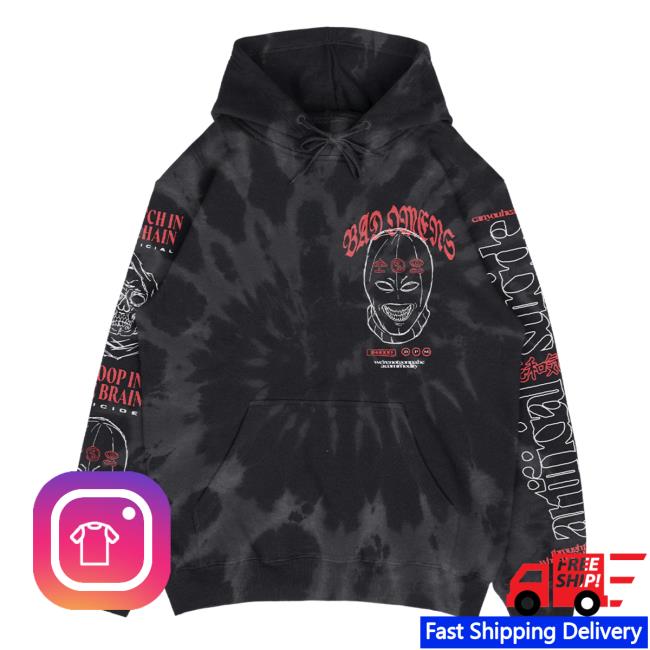 Bad Omens Merch White Noise Dye Sweatshirt