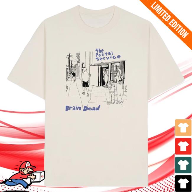 Official Brain Dead Merch Store We Are Brain Dead X The Postal Service Top Shirt Brain Dead Apparel Clothing Shop BrainDead