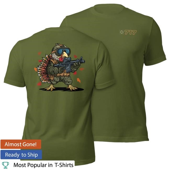 Official 717 Supply Store Shop Tactical Turkey Shirt