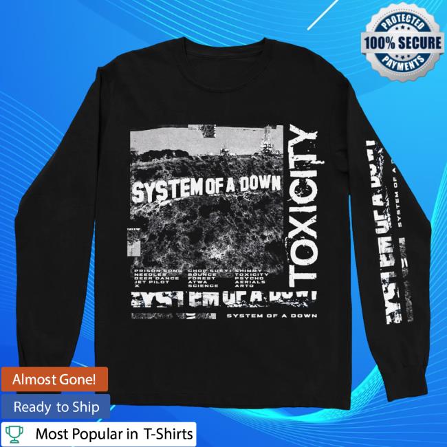 Official System Of A Down Clothing Merch Store Shop System Of A Down Toxicity Xerox Long Sleeve T-Shirts SystemOfADown