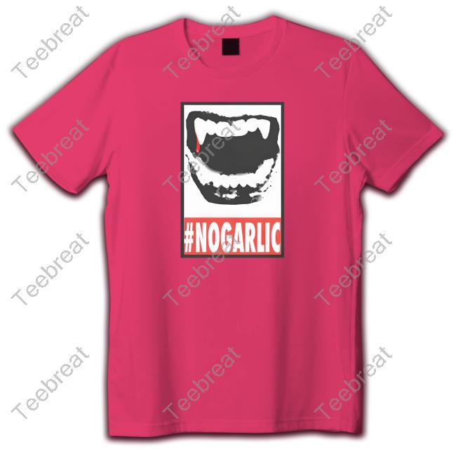 Thenerdcircus Merch Drac #NoGarlic Shirt