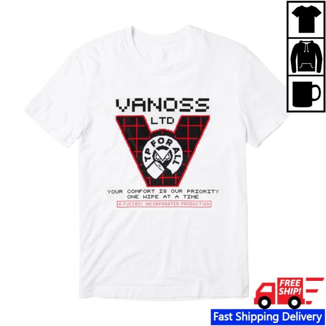 Vanoss Shop Merch TP For All Shirts White