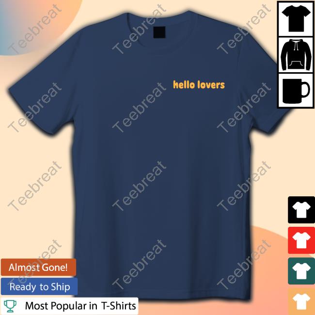 Official Niall Horan Store Merch Hello Lovers Shirt