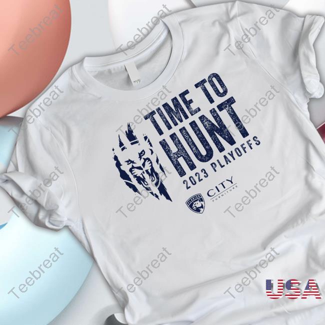 Fla Panthers Time To Hunt 2023 Playoffs Shirt