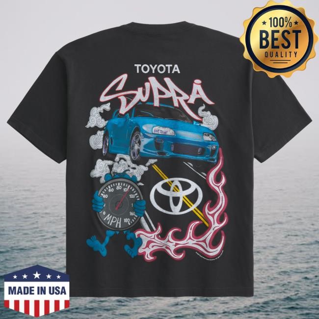 Official Hollister Merch Store Boxy Toyota Supra Graphic Tee Hollister Co