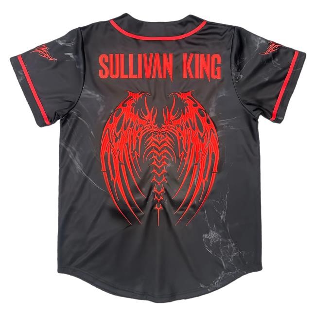 Official Sullivan King Merch Shop Demented Sigil Bassball Jersey [Limited Edition] Tee Tyfrapparel SullivanKing