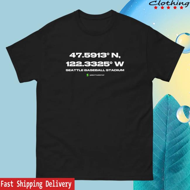 Official T-Mobile Park Seattle Mariners Coordinates Hoodie