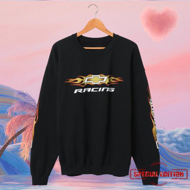 Official Junk Food Clothing Shop Junkfoodclothing Chevy Racing Flames Flea Market Crewneck Junk Food Store Shop