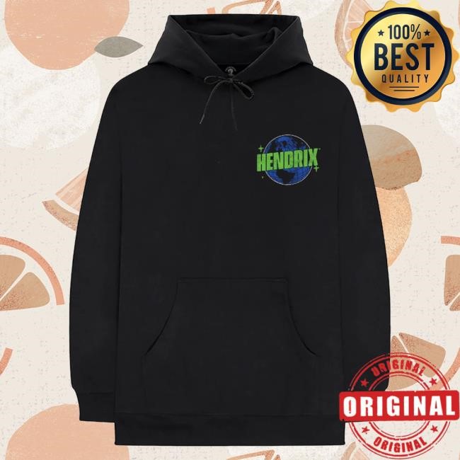 Jimi Hendrix Mother Earth Black Hooded Sweatshirt