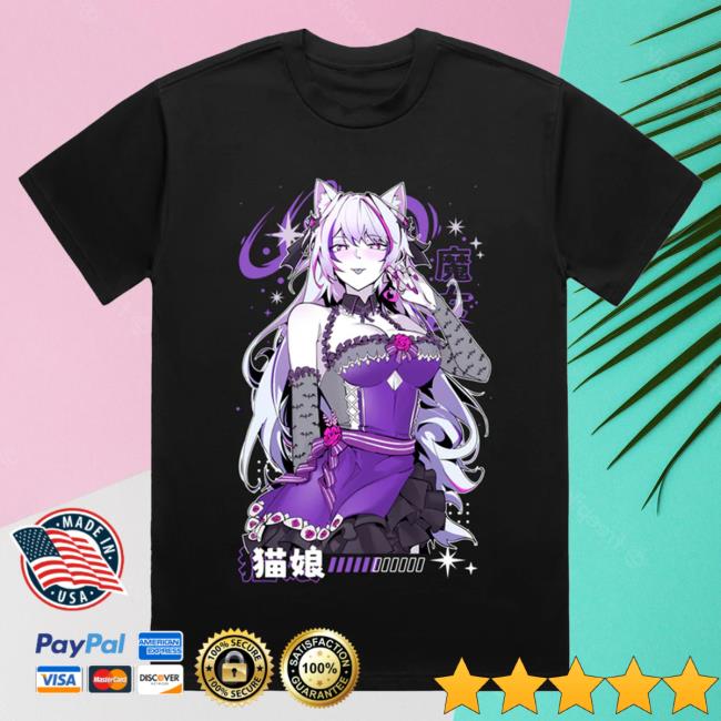 Nymphaaea Black Top Shirt
