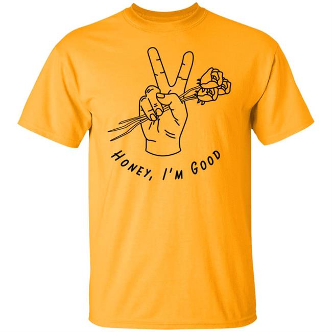 Andy Grammer Merch Honey I'm Good Shirt Yellow