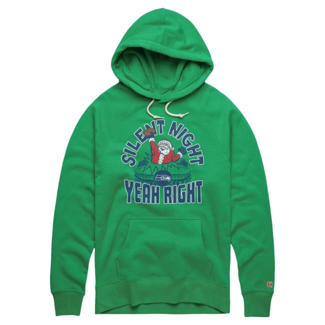 Official Homage Merch Store Homage Seattle Seahawks Christmas Popover Sweatshirt Homage Apparel Clothing Shop