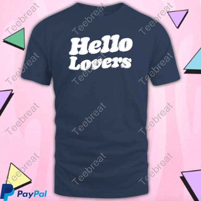 Niall Horan Merch Hello Lovers Logo Navy Tee