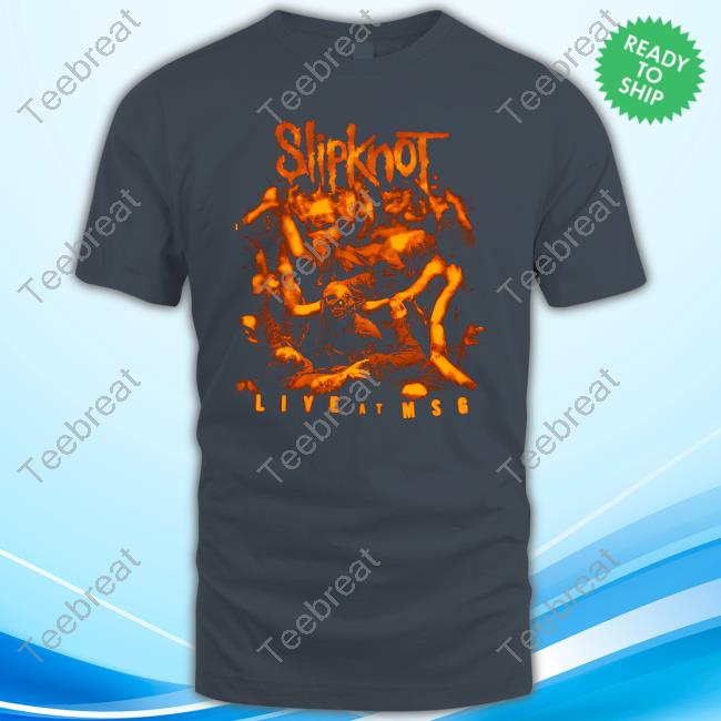 Official Live At Msg Long Sleeve T-Shirt I Slipknot Live At Msg Tee Shirt I