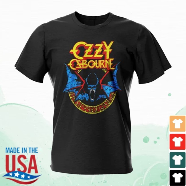 Official Remera Ozzy Osbourne Black Sabbath Murciélago Metal Rock New T-Shirt - Remera Ozzy Osbourne