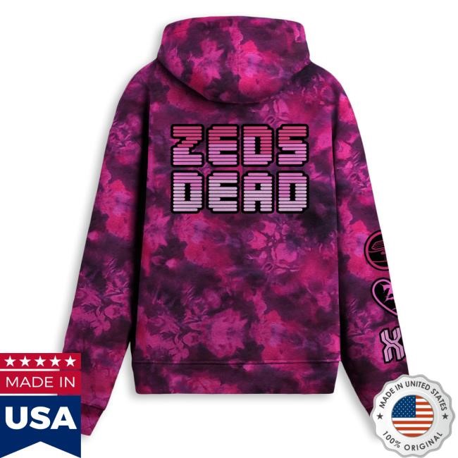 Official Zeds Dead Merch Shop Zeds Dead - Heartbeat - Tie Dye Hoody ZedsDead