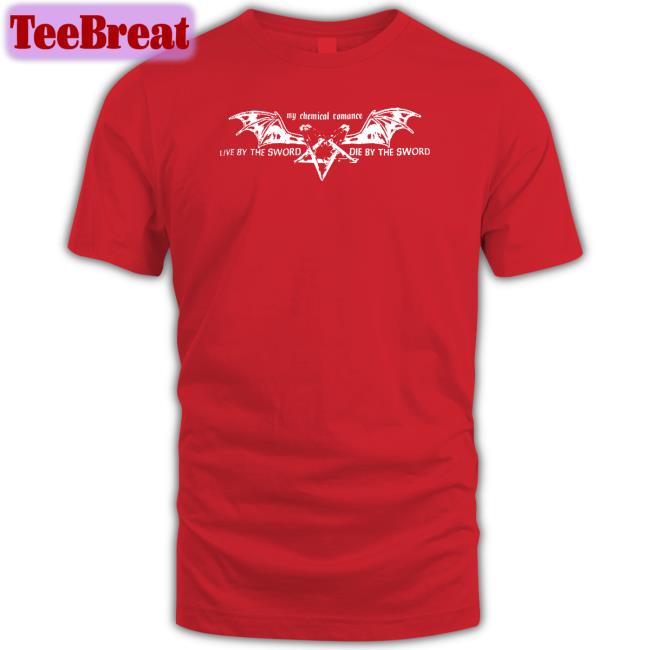 Live By The Sword Die By The Sword Shirt Pentagram Wings Live By The Sword Die By The Sword Shirt