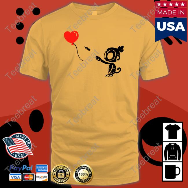 Official Monkey With Bloon Shirt Shirt 2022 Monkey With Bloon Long Sleeve
