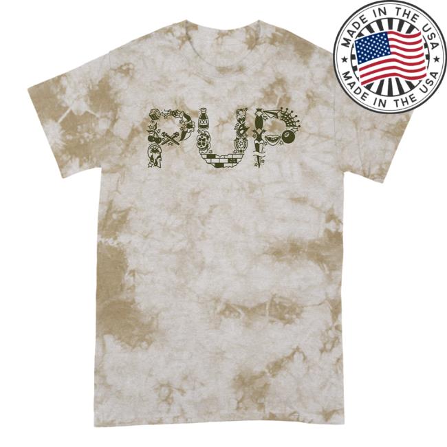 Official Pup The Band Merch Flash Logo Tie Dye T-Shirt