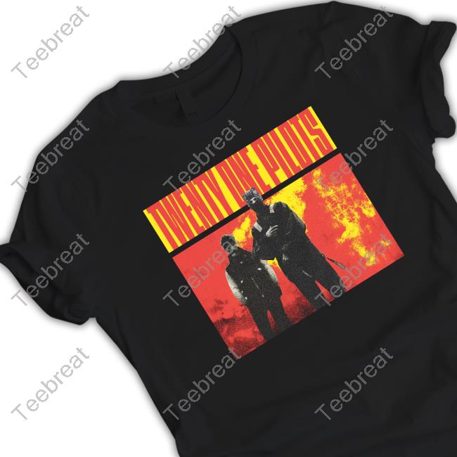 Official Twenty One Pilots Clancy Topline Album Cover Tee