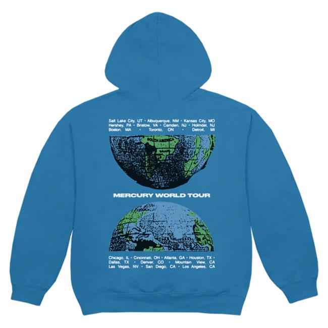 Official Imagine Dragons Merch Store Mercury Globe Pull Over Hoodie Imagine Dragons Apparel Clothing Shop ImagineDragons