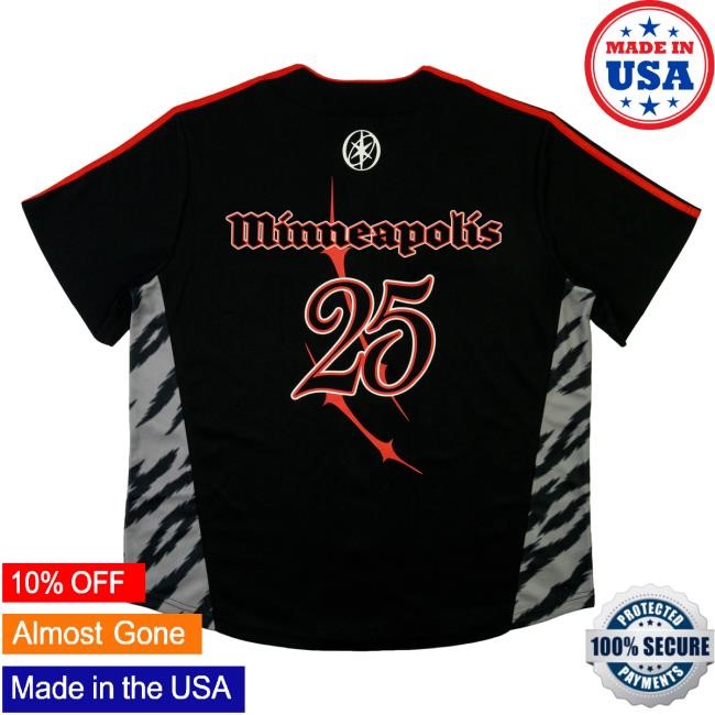 Authentic Athletic Fit Beautiful Chaos City Jersey Minneapolis