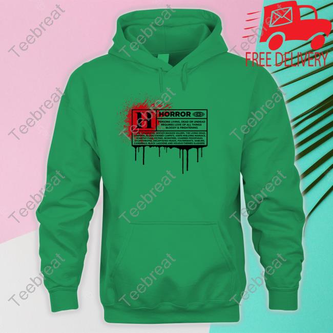 Official Rated H Horror T-Shirts