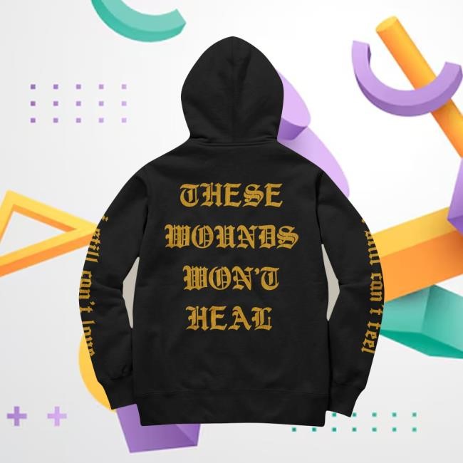 The Acacia Strain These Wounds Won't Heal Zip Up Hoodie The Acacia Strain Merch