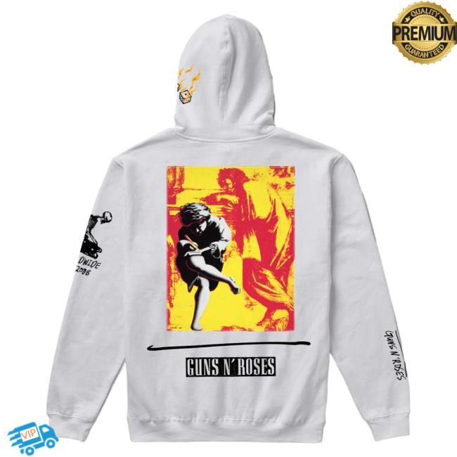 Official Primitive Skateboarding Apparel Clothing Merch Store Shop Estranged Hw Guns N' Roses Crew White