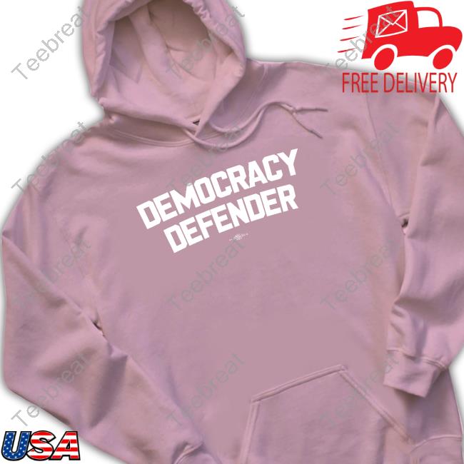 Official Democratic Redistricting Merch Democracy Defender Crewneck Sweater